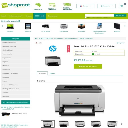 Shopmat - Authorised IT reseller in Belgium